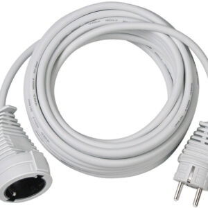 Verlängerungskabel mit Schutzkontakt-Stecker und -Kupplung für den Innenbereich