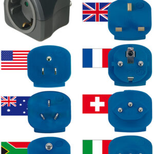 Brennenstuhl Reisestecker-Set / Reiseadapter-Set