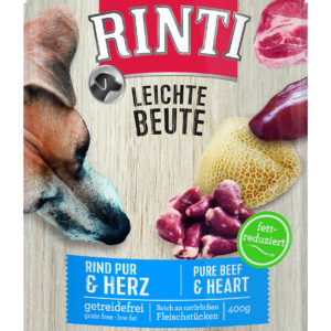 Rinti Leichte Beute Rind Pur + Geflügelherzen