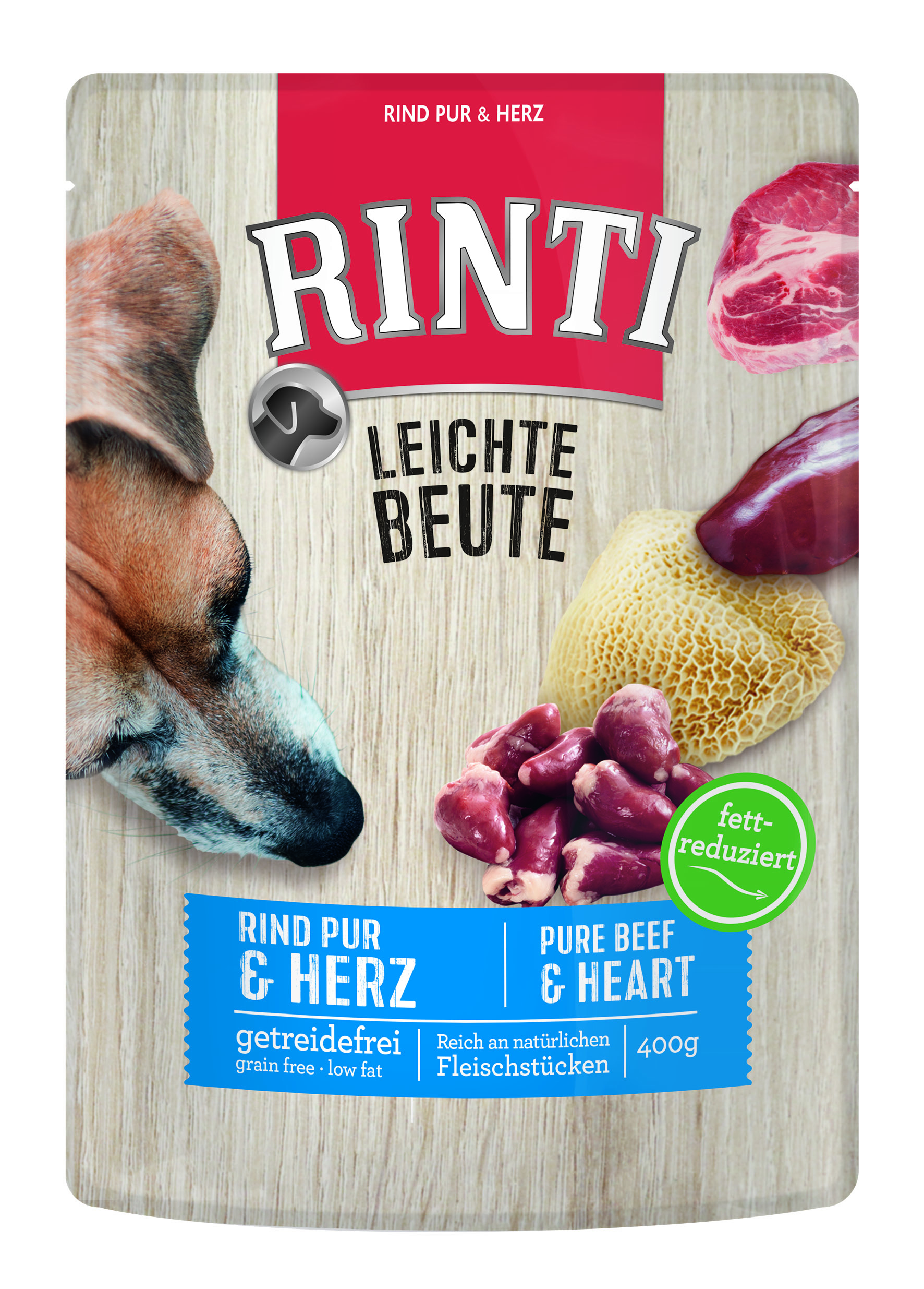 Rinti Leichte Beute Rind Pur + Geflügelherzen