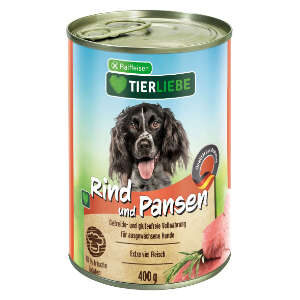 TIERLIEBE Hunde-Nassfutter Rind+Pansen