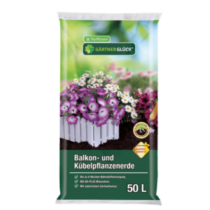 GÄRTNERGLÜCK Balkon- und Kübelpflanzerde